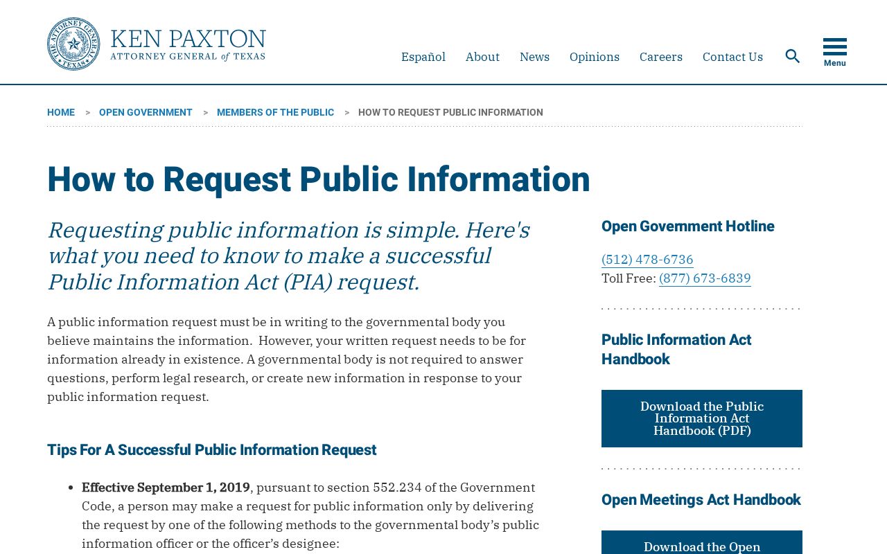 Upton County criminal record written TPIA request guidance
