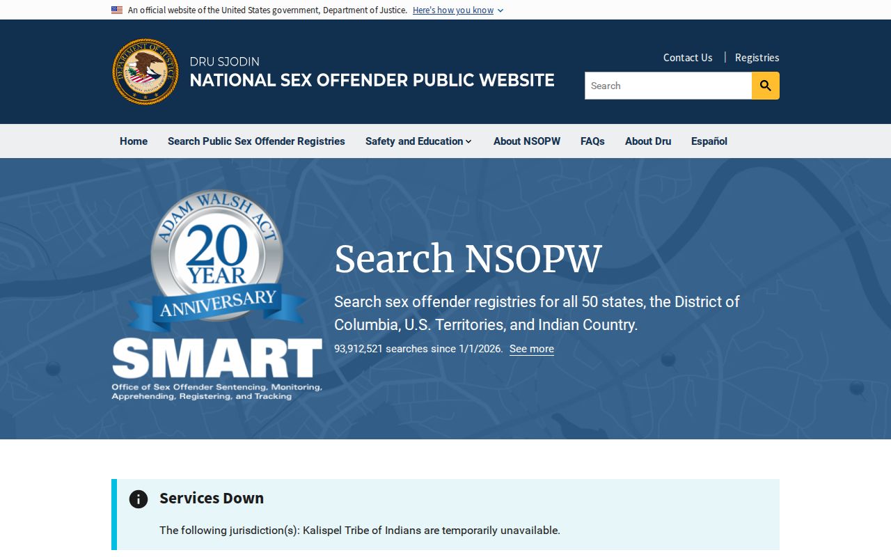 Upton County sex offender lookup using the national NSOPW search